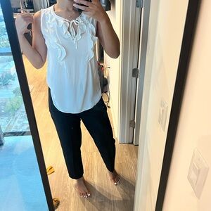 LOFT White Sleeveless Blouse